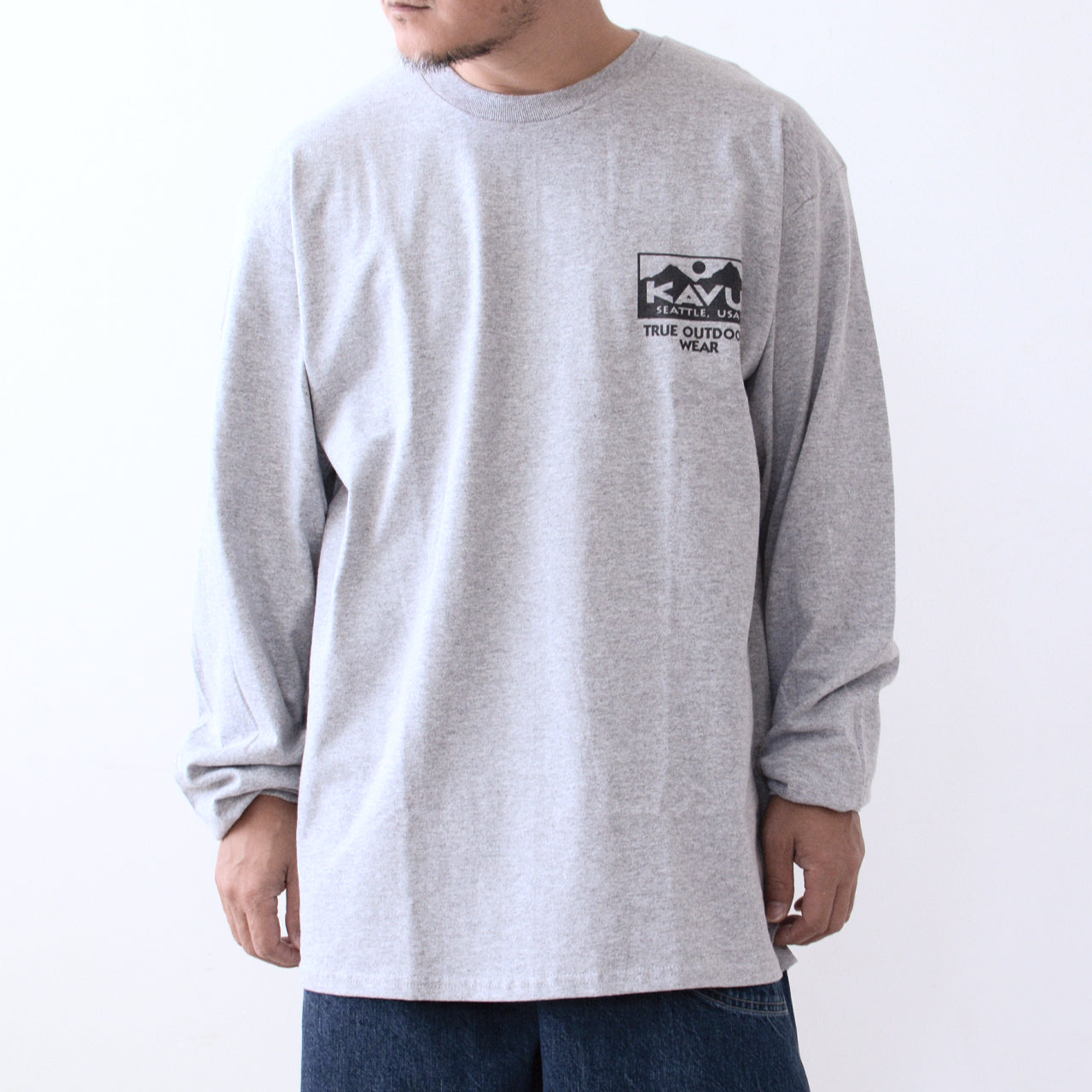 KAVU [カブー] True Logo LS Tee [19823029]トゥルーロゴ ロングスリーブ Tシャツ [2024AW]