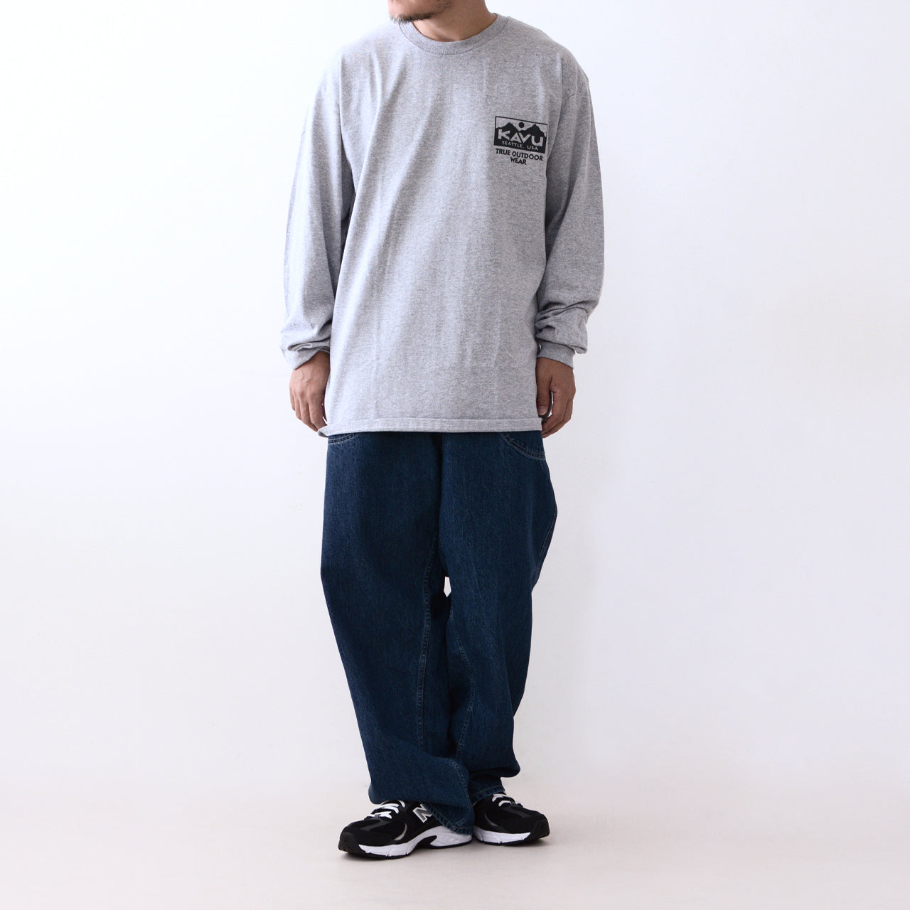 KAVU [カブー] True Logo LS Tee [19823029]トゥルーロゴ ロングスリーブ Tシャツ [2024AW]