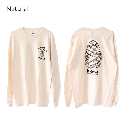 KAVU [カブー] Pinecone LS Tee [19823032] パインコーン ロングスリーブ Tシャツ [2024AW]