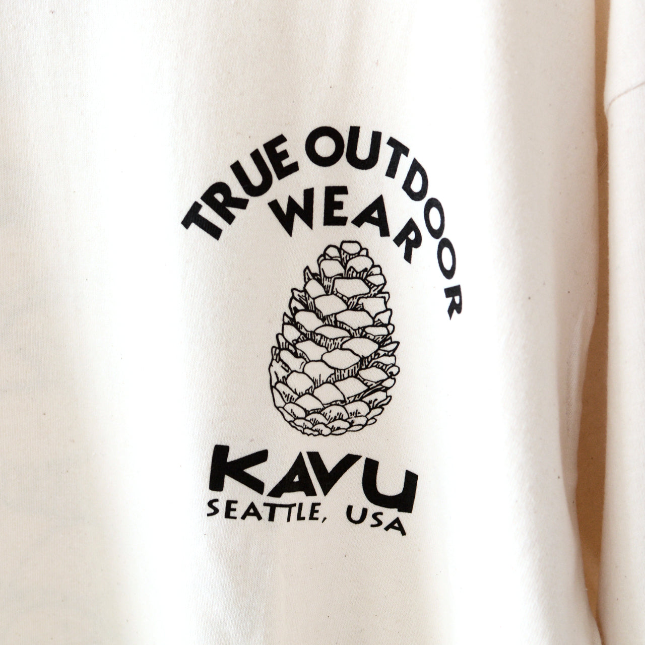 KAVU [カブー] Pinecone LS Tee [19823032] パインコーン ロングスリーブ Tシャツ [2024AW]