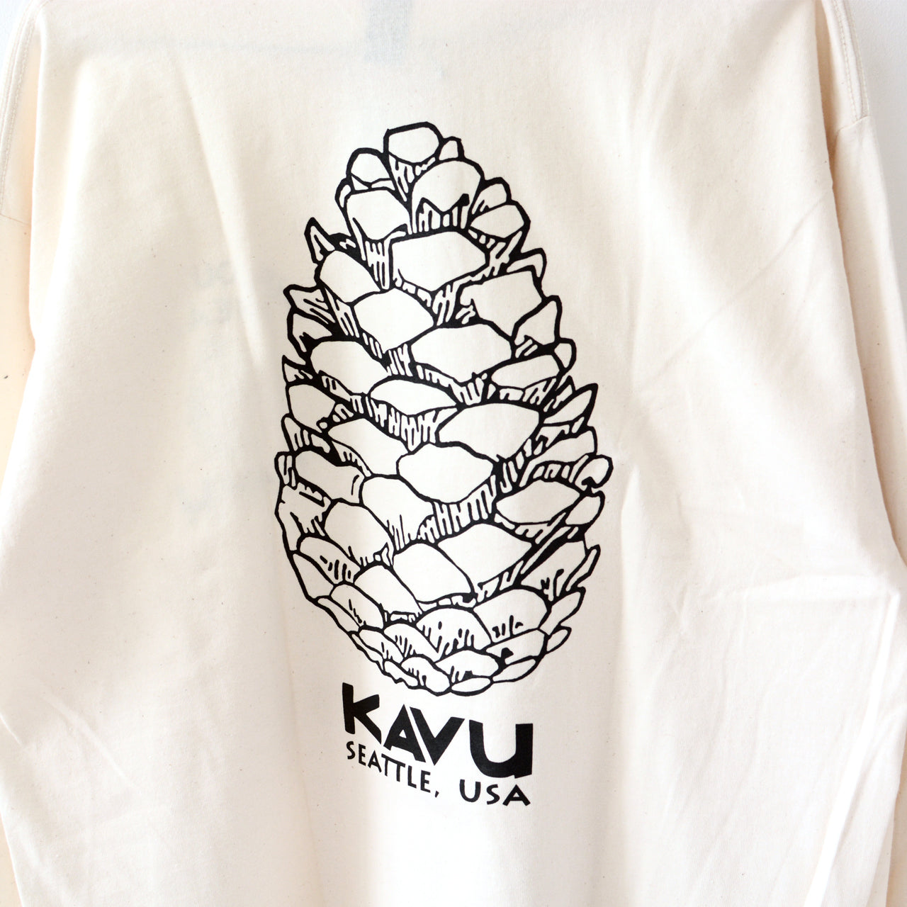 KAVU [カブー] Pinecone LS Tee [19823032] パインコーン ロングスリーブ Tシャツ [2024AW]