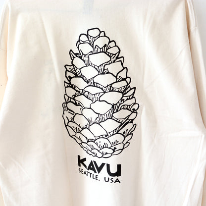 KAVU [カブー] Pinecone LS Tee [19823032] パインコーン ロングスリーブ Tシャツ [2024AW]