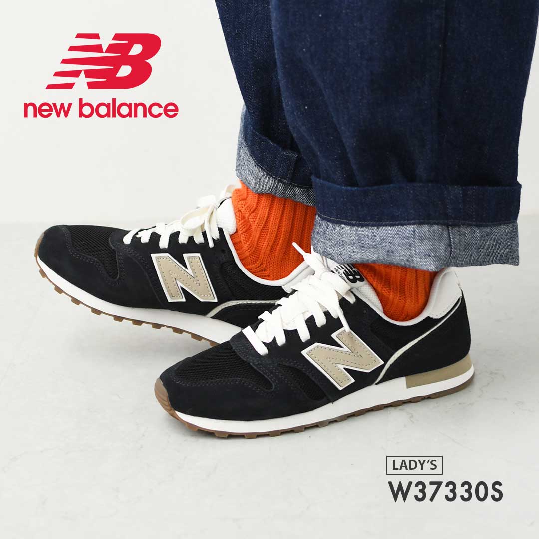 New Balance [ニューバランス] W37330S [W37330S]  レディース スニーカー・ランニング・ウォーキング シューズ ・スエード・ローカットスニーカー・ブラックスニーカー・クラシック・おしゃれスニーカー・LADY'S [2026AW]