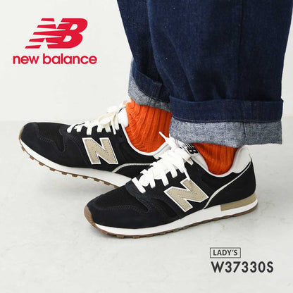 New Balance [ニューバランス] W37330S [W37330S]  レディース スニーカー・ランニング・ウォーキング シューズ ・スエード・ローカットスニーカー・ブラックスニーカー・クラシック・おしゃれスニーカー・LADY'S [2026AW]