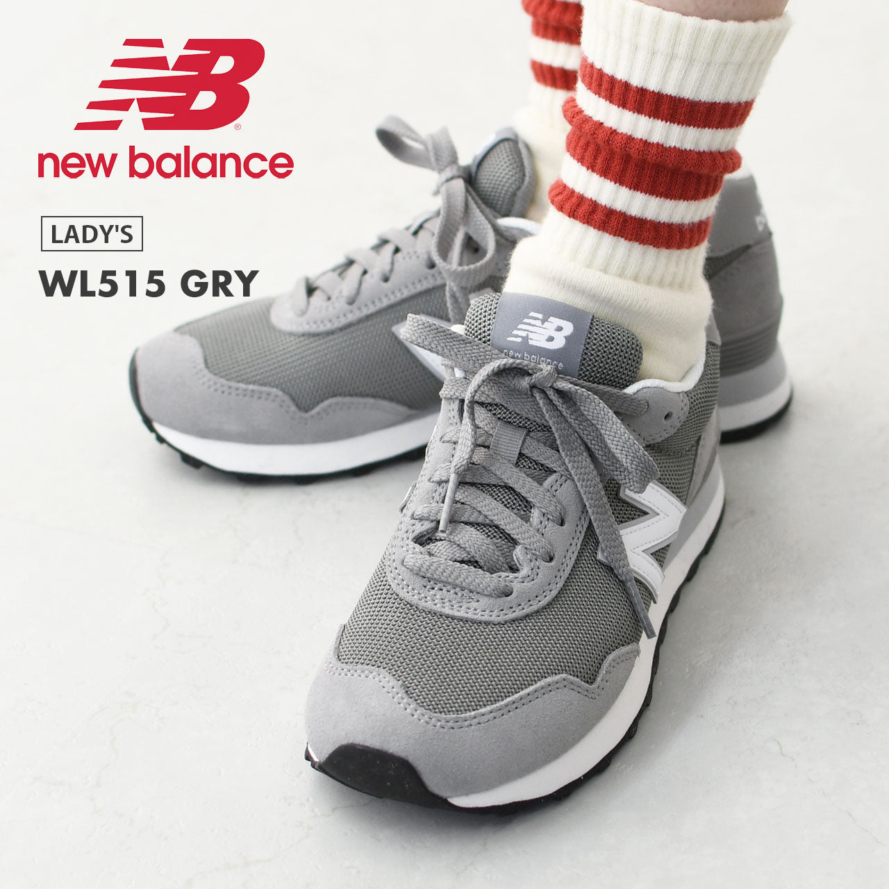 New Balance [ニューバランス] WL515 GRY [WL515GRY] [2025AW]