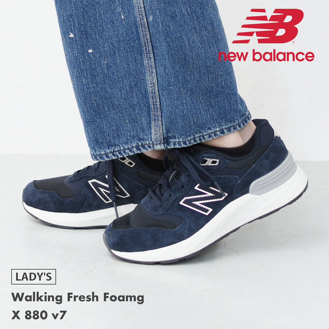 New Balance [ニューバランス] Walking Fresh Foamg X 880 v7 [WW880BC7] ウォーキングフレッシュフォーム X 880 v7・スニーカー・ウォーキング・トレーニング・ウォーキングシューズ・LADY'S [2025AW]