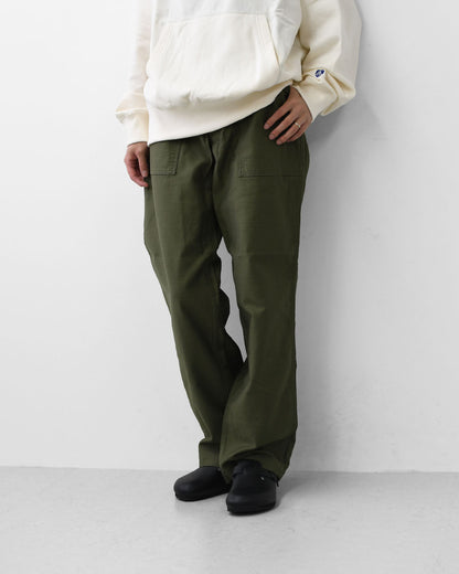 ordinary fits [オーディナリーフィッツ] BASIC FATIGUE [100] ベーシックファティーグ・テーパードシルエット・ワイドシルエット・バックサテン生地・オリーブドラブ・ユニセックス・MEN'S / LADY'S [2025AW]