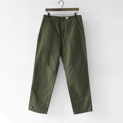 ordinary fits [オーディナリーフィッツ] BASIC FATIGUE [100] ベーシックファティーグ・テーパードシルエット・ワイドシルエット・バックサテン生地・オリーブドラブ・ユニセックス・MEN'S / LADY'S [2025AW]