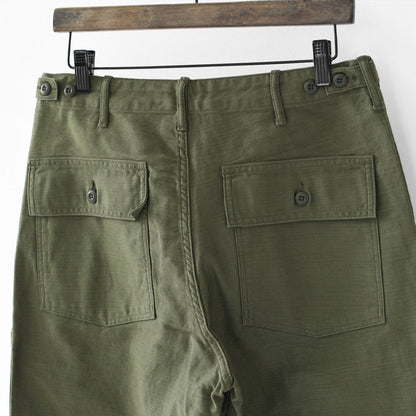 ordinary fits [オーディナリーフィッツ] BASIC FATIGUE [100] ベーシックファティーグ・テーパードシルエット・ワイドシルエット・バックサテン生地・オリーブドラブ・ユニセックス・MEN'S / LADY'S [2025AW]