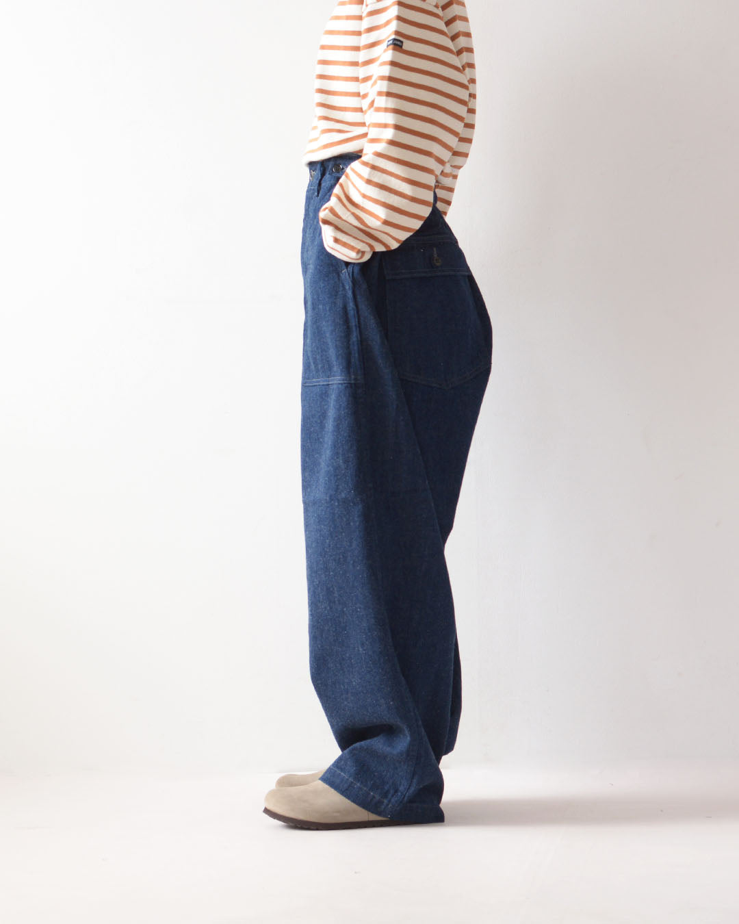 ordinary fits [オーディナリーフィッツ] JAMES FATIGUE DENIM / ONE WASH [101JOW] ジェームスファティーグデニム / ワンウォッシュ [2025AW]