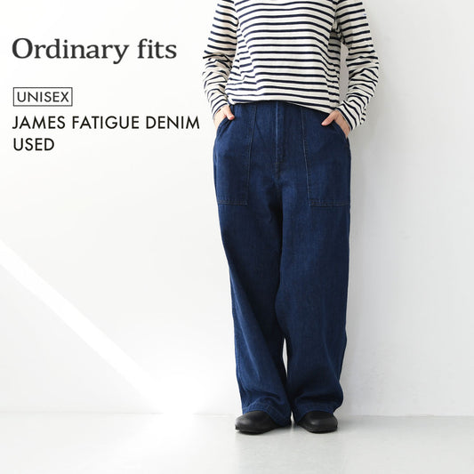 ordinary fits [オーディナリーフィッツ] JAMES FATIGUE DENIM / USED [101JUSD] ジェームスファティーグデニム / ユーズド [2025AW]