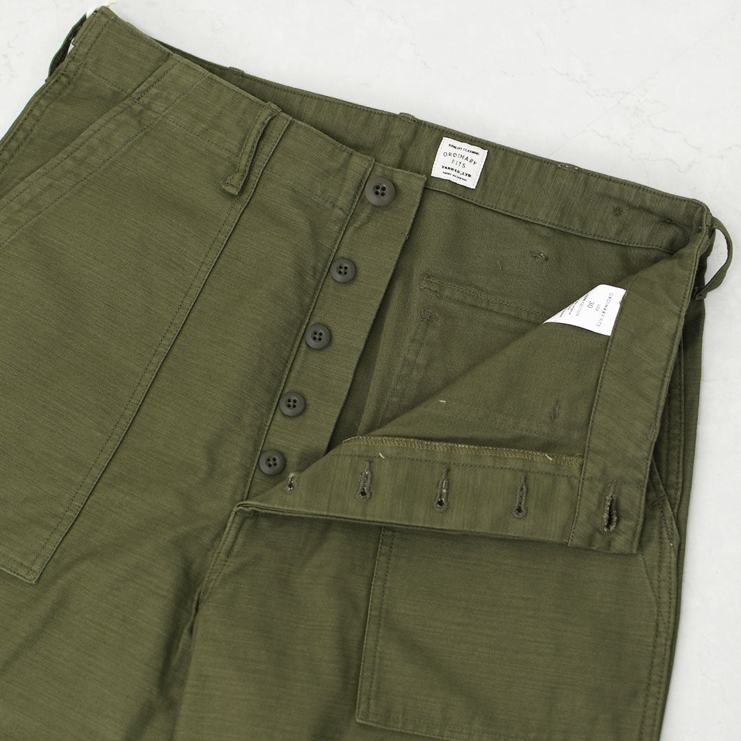 ordinary fits [オーディナリーフィッツ] VINTAGE FATIGUE [102] ヴィンテージ ファティーグ・ストレートパンツ・ヴィンテージ風・ワイドパンツ・ゆったりシルエット・MEN'S / LADY'S [2025AW]