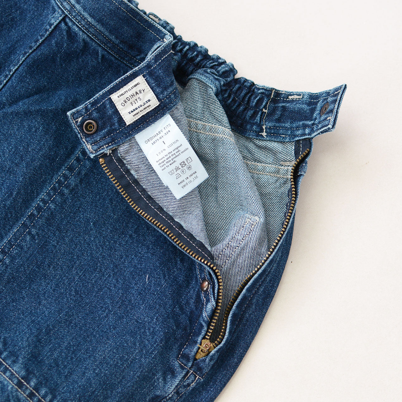 ordinary fits [オーディナリーフィッツ] RANCH PANTS [107] ランチパンツ・ユーズド・スラブデニム・ジェームスシルエット・サイドジッパー・ユニセックス・MEN'S / LADY'S [2025AW]