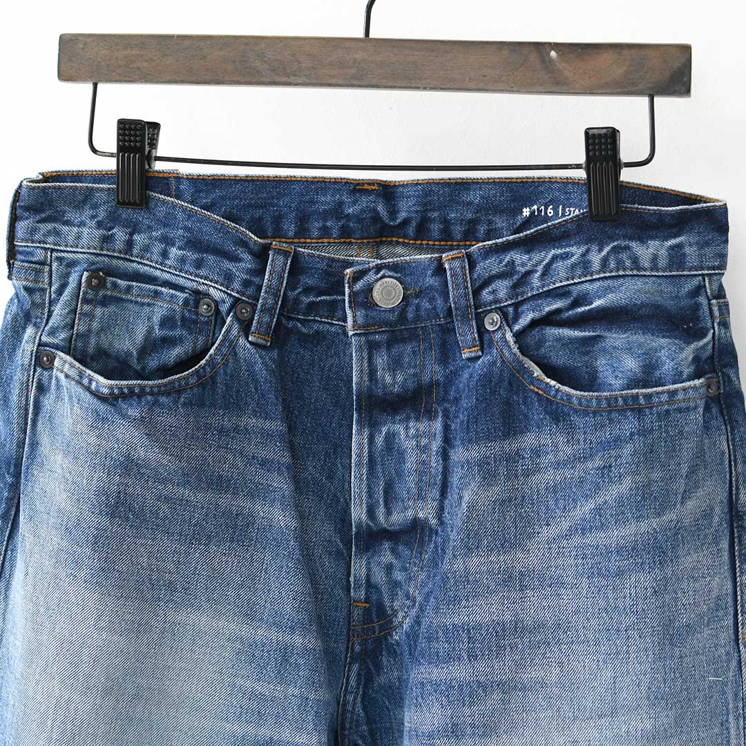 ordinary fits [オーディナリーフィッツ] 116 TYPE STANDARD / USED [116USD] 116タイプスタンダード / ユーズド・デニム・デニムパンツ・ユーズドデニム・ヴィンテージ・スタンダードシルエット・MEN'S / LADY'S [2025AW]