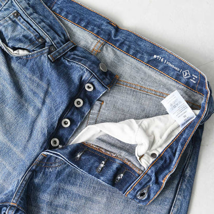 ordinary fits [オーディナリーフィッツ] 116 TYPE STANDARD / USED [116USD] 116タイプスタンダード / ユーズド・デニム・デニムパンツ・ユーズドデニム・ヴィンテージ・スタンダードシルエット・MEN'S / LADY'S [2025AW]