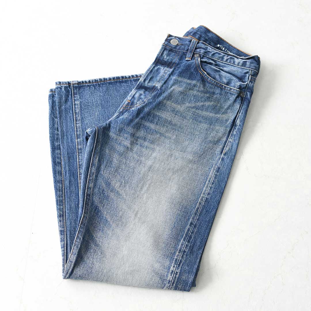 ordinary fits [オーディナリーフィッツ] 116 TYPE STANDARD / USED [116USD] 116タイプスタンダード / ユーズド・デニム・デニムパンツ・ユーズドデニム・ヴィンテージ・スタンダードシルエット・MEN'S / LADY'S [2025AW]