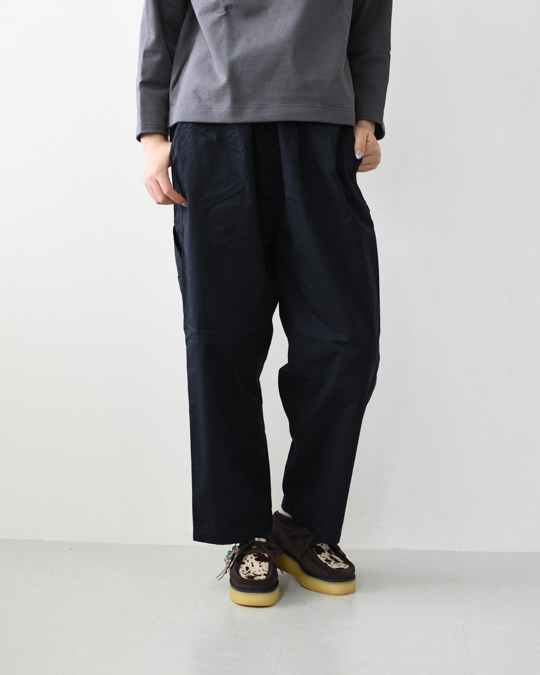 ordinary fits [オーディナリーフィッツ] CHINO PAINTER EASY PANTS [UN008] チノペインターパンツ・イージーパンツ・ペインターパンツ・クロップドパンツ・短め・ワイドパンツ・ゆったりシルエット・MEN'S / LADY'S [2026AW]