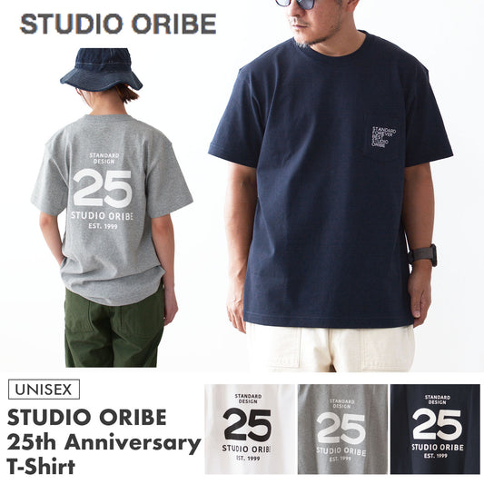 STUDIO ORIBE [スタジオオリベ] STUDIO ORIBE 25周年記念Tシャツ [ORB25] スタジオオリベ 25周年記念Tシャツ[2024AW]