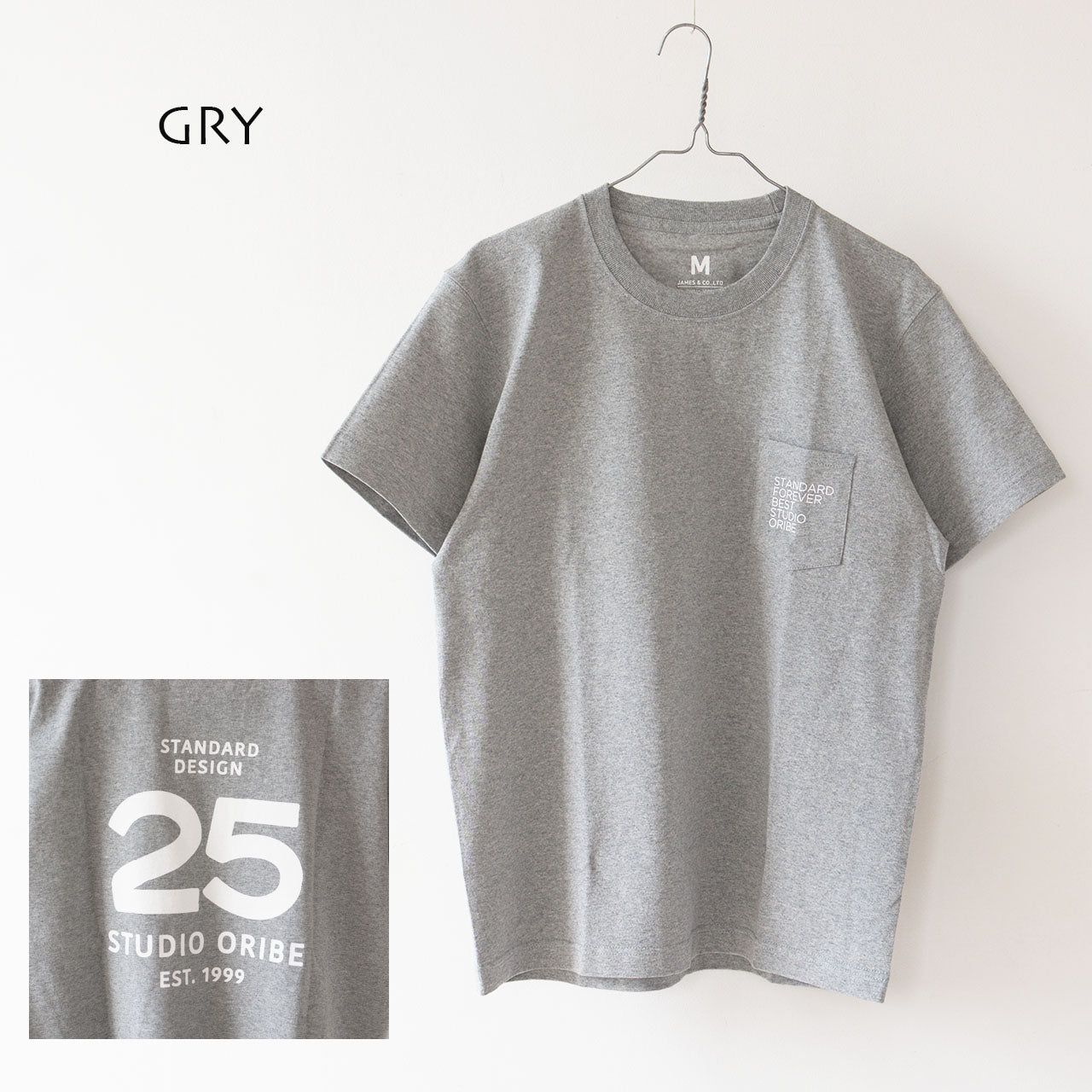 STUDIO ORIBE [スタジオオリベ] STUDIO ORIBE 25周年記念Tシャツ [ORB25] スタジオオリベ 25周年記念Tシャツ[2024AW]