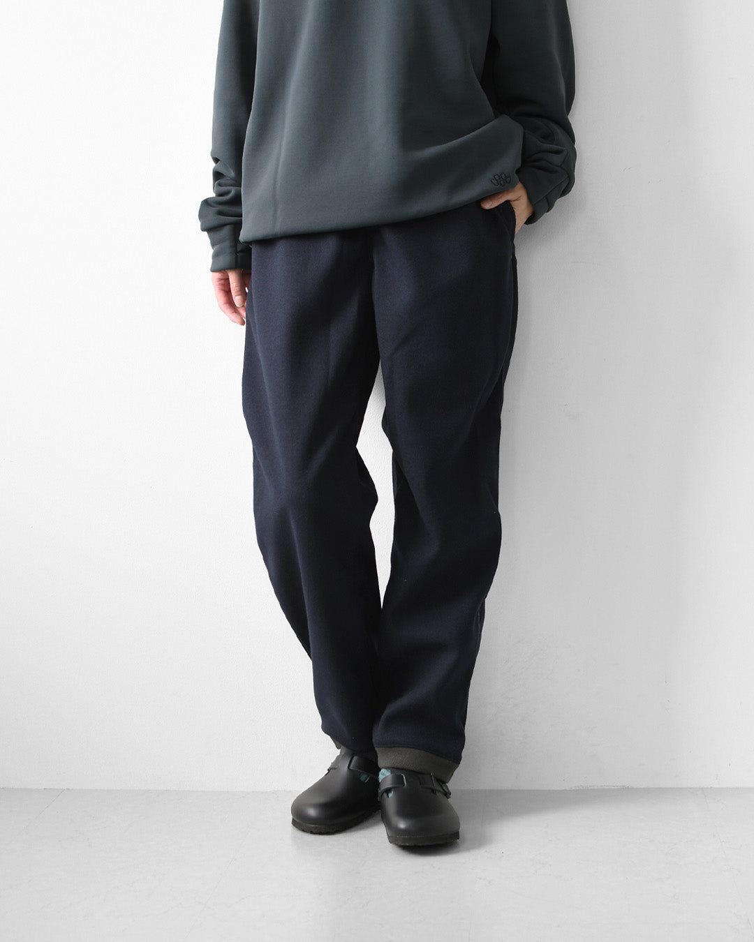 STUDIO ORIBE [スタジオオリベ] RIB PANTS -FW model- [RP73] リブパンツ-FW model-・リブパンツ・メルトンジャージ・ゆったりシルエット・テーパードシルエット・MEN'S / LADY'S [2026AW]