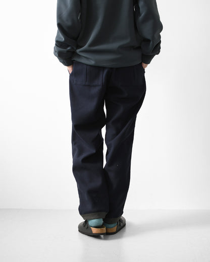 STUDIO ORIBE [スタジオオリベ] RIB PANTS -FW model- [RP73] リブパンツ-FW model-・リブパンツ・メルトンジャージ・ゆったりシルエット・テーパードシルエット・MEN'S / LADY'S [2026AW]