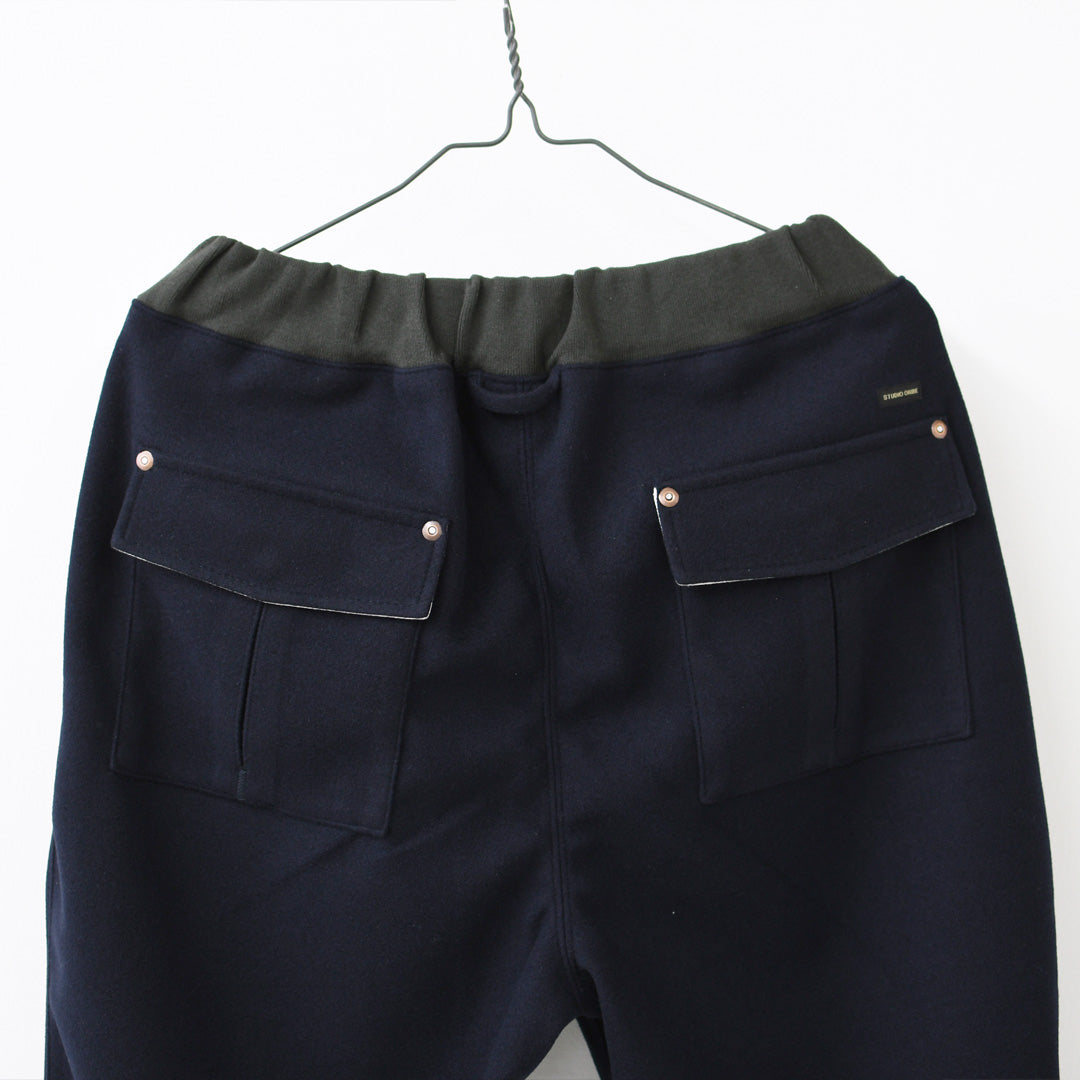 STUDIO ORIBE [スタジオオリベ] RIB PANTS -FW model- [RP73] リブパンツ-FW model-・リブパンツ・メルトンジャージ・ゆったりシルエット・テーパードシルエット・MEN'S / LADY'S [2026AW]