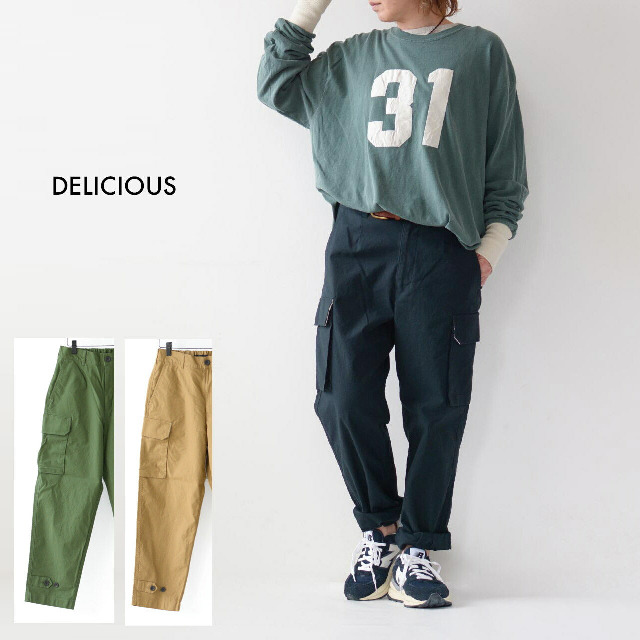 STUDIO ORIBE [スタジオオリベ] WIDE FRENCH CARGO PANTS [WF021] ワイドフレンチカーゴパンツ[2023AW]