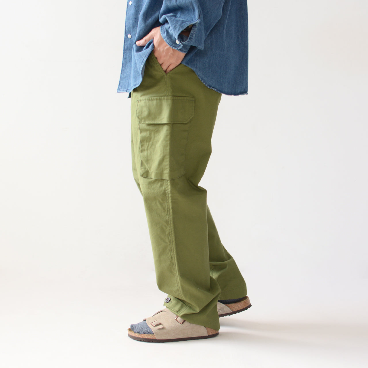 STUDIO ORIBE [スタジオオリベ] WIDE FRENCH CARGO PANTS [WF022] ワイドフレンチカーゴパンツ [2024AW]