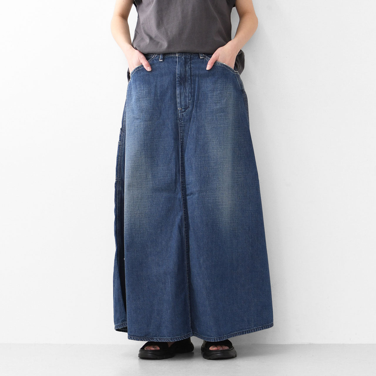 orslow  [オアスロウ] 30'S PAINTER LONG DENIM SKIRT [00-4127-95] 30'S ペインターロングデニムスカート  [2025SS]