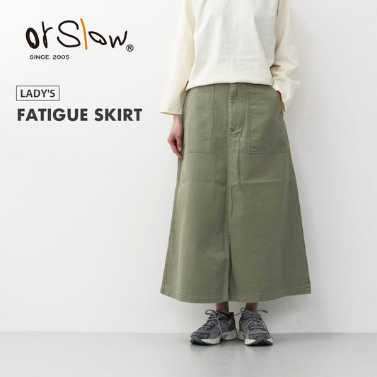 orslow  [オアスロウ] FATIGUE SKIRT [00-4203-16] ファティーグスカート [2025SS]