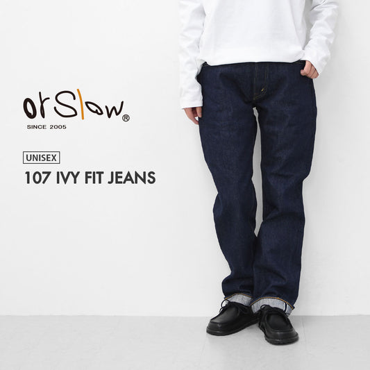 orslow[オアスロウ] 107 IVY FIT JEANS [01-0107-81] ONE WASH アイビーフィットジーンズ・デニム ワンウォッシュ MEN'S / LADY'S [2025AW]