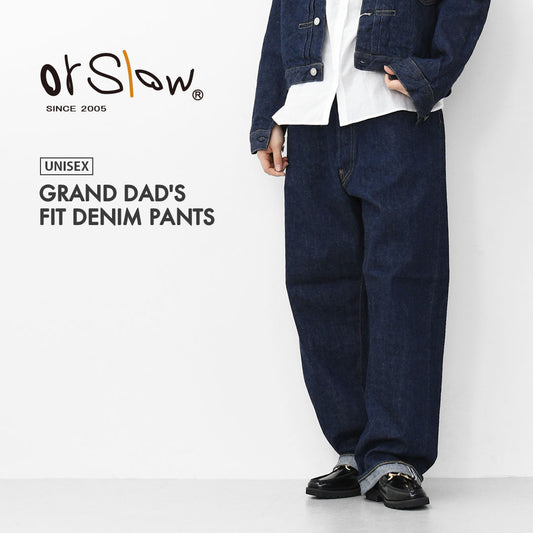 orslow [オアスロウ] GRAND DAD'S FIT DENIM PANTS [01-1011-81] グランドダドフィットパンツ [2025AW]