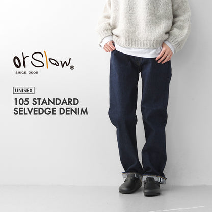 orslow [オアスロウ] 105 STANDARD SELVEDGE DENIM [01-1050-81] 105 スタンダード セルビッジ デニム・MEN'S/LADY'S [2025AW]