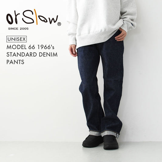 orslow [オアスロウ] MODEL 66 1966's STANDARD DENIM PANTS [01-1056-81] モデル 66 1966's スタンダード デニム パンツ・ワンウォッシュ・アメリカンスタイル・MEN'S [2025AW]