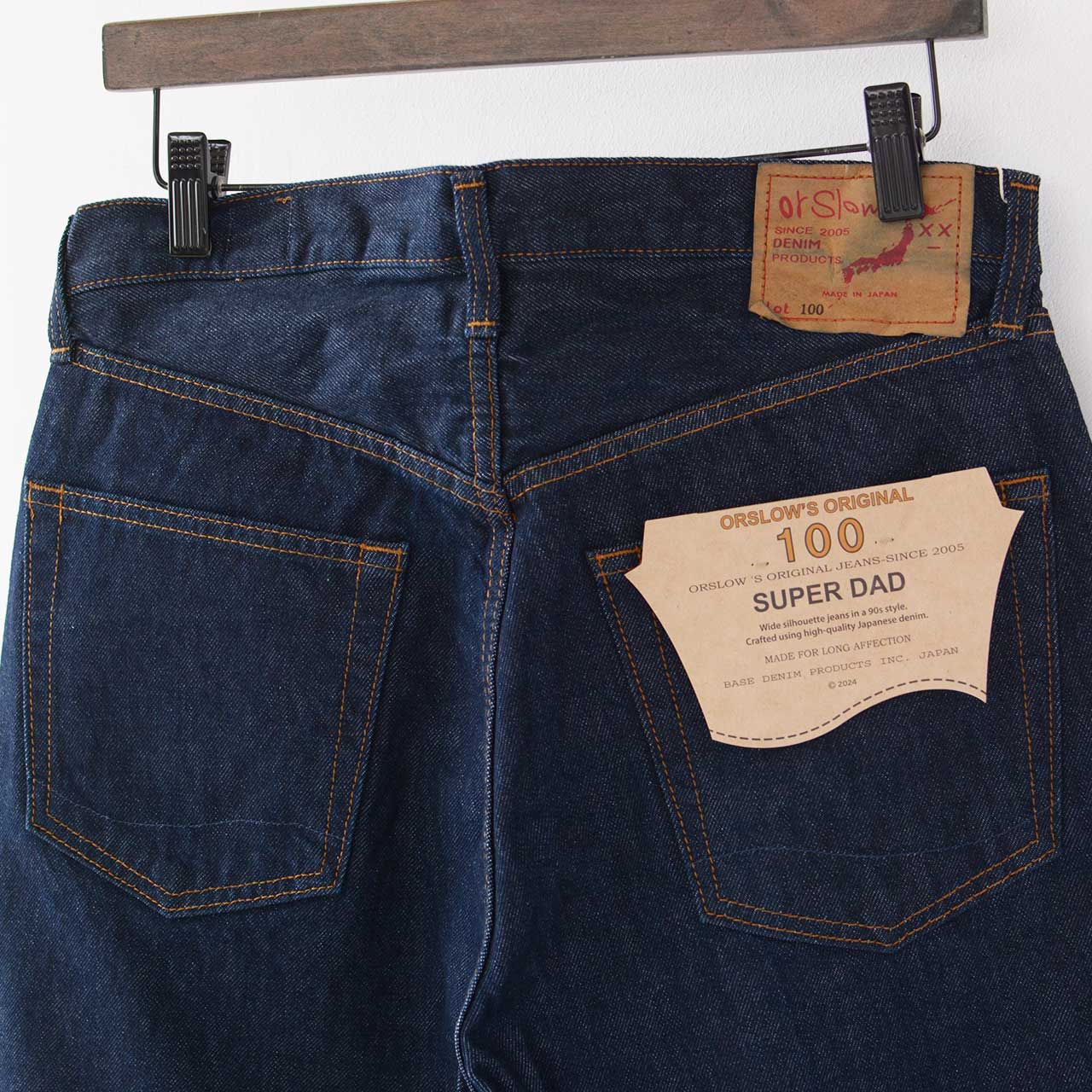 orslow[オアスロウ] SUPER DAD'S DENIM PANTS  [01-1100W-81] スーパー ダッズ デニムパンツ [2024AW]