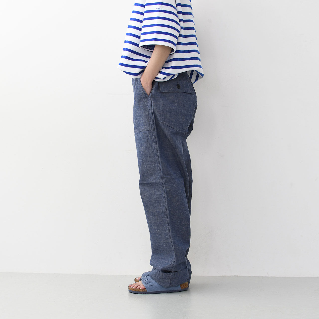 orslow [オアスロウ] CHAMBRAY FATIGUE PANTS (REGULAR FIT) [01-5002-34] シャンブレーファティーグパンツ（レギュラーフィット）[2025SS]