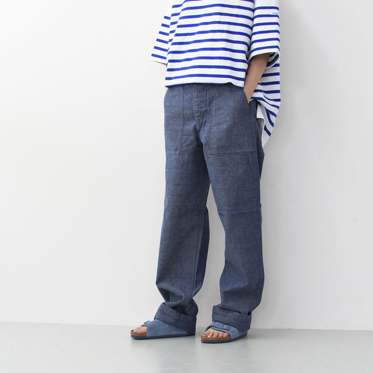 orslow [オアスロウ] CHAMBRAY FATIGUE PANTS (REGULAR FIT) [01-5002-34] シャンブレーファティーグパンツ（レギュラーフィット）[2025SS]