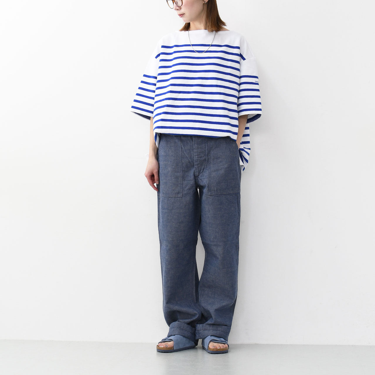orslow [オアスロウ] CHAMBRAY FATIGUE PANTS (REGULAR FIT) [01-5002-34] シャンブレーファティーグパンツ（レギュラーフィット）[2025SS]