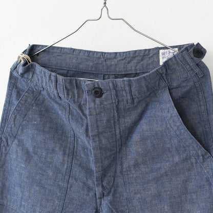 orslow [オアスロウ] CHAMBRAY FATIGUE PANTS (REGULAR FIT) [01-5002-34] シャンブレーファティーグパンツ（レギュラーフィット）[2025SS]