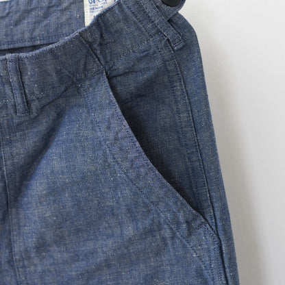 orslow [オアスロウ] CHAMBRAY FATIGUE PANTS (REGULAR FIT) [01-5002-34] シャンブレーファティーグパンツ（レギュラーフィット）[2025SS]