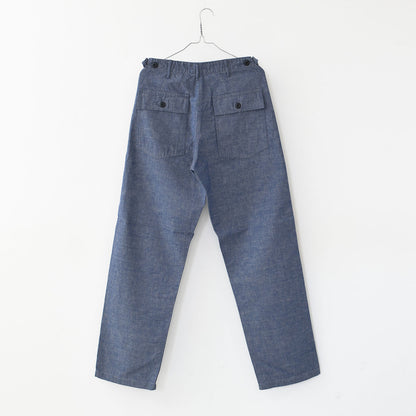 orslow [オアスロウ] CHAMBRAY FATIGUE PANTS (REGULAR FIT) [01-5002-34] シャンブレーファティーグパンツ（レギュラーフィット）[2025SS]
