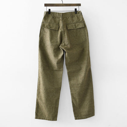 orslow [オアスロウ] CHAMBRAY FATIGUE PANTS (REGULAR FIT) [01-5002-48] シャンブレーファティーグパンツ・MEN'S [2025SS]