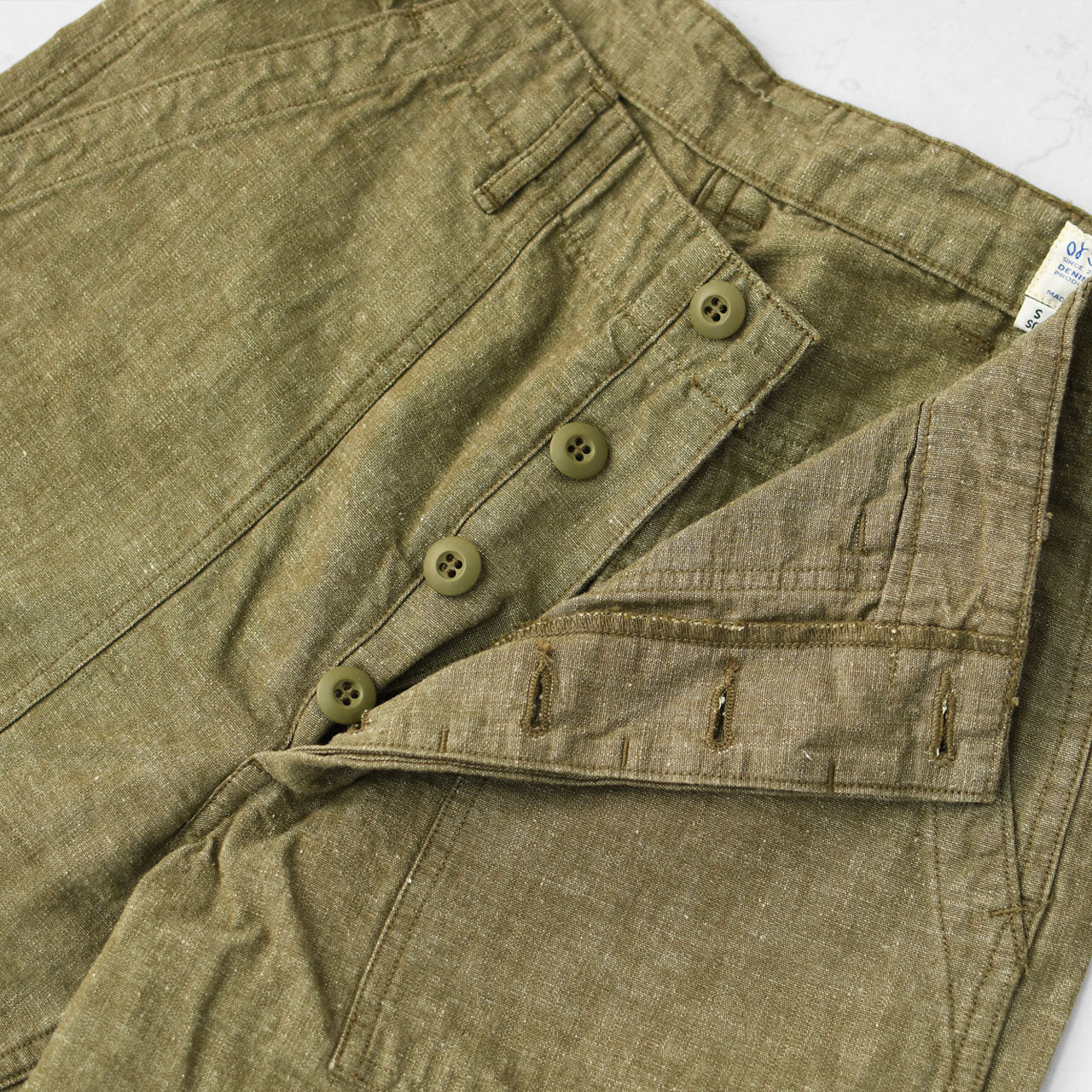 orslow [オアスロウ] CHAMBRAY FATIGUE PANTS (REGULAR FIT) [01-5002-48] シャンブレーファティーグパンツ・MEN'S [2025SS]