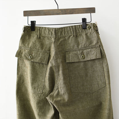 orslow [オアスロウ] CHAMBRAY FATIGUE PANTS (REGULAR FIT) [01-5002-48] シャンブレーファティーグパンツ・MEN'S [2025SS]