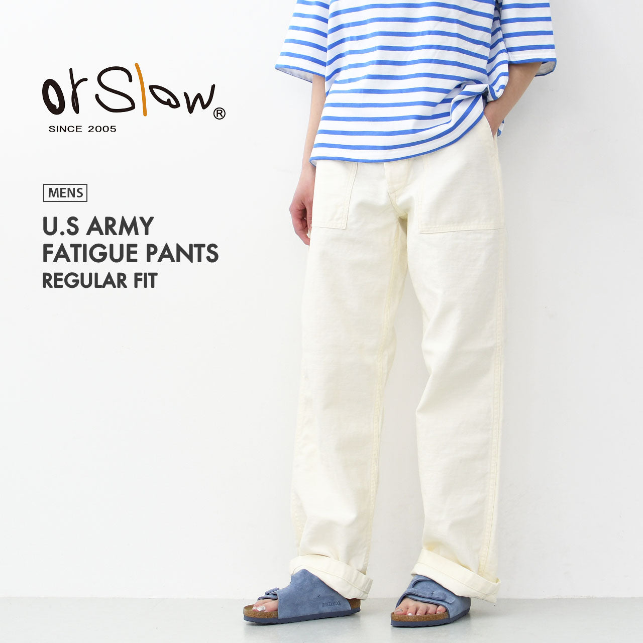 orslow [オアスロウ] U.S ARMY FATIGUE PANTS (REGULAR FIT) [01-5002-66] U.Sアーミーファティーグパンツ（レギュラーフィット）・MEN'S [2025SS]
