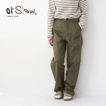 orslow [オアスロウ] U.S ARMY FATIGUE PANTS RIP STOP -ARMY GREEN- [01-5002-76] ユーエスアーミーファティーグ  リップミリタリーパンツ リップストップ　アーミーグリーン・MEN'S [2025SS]