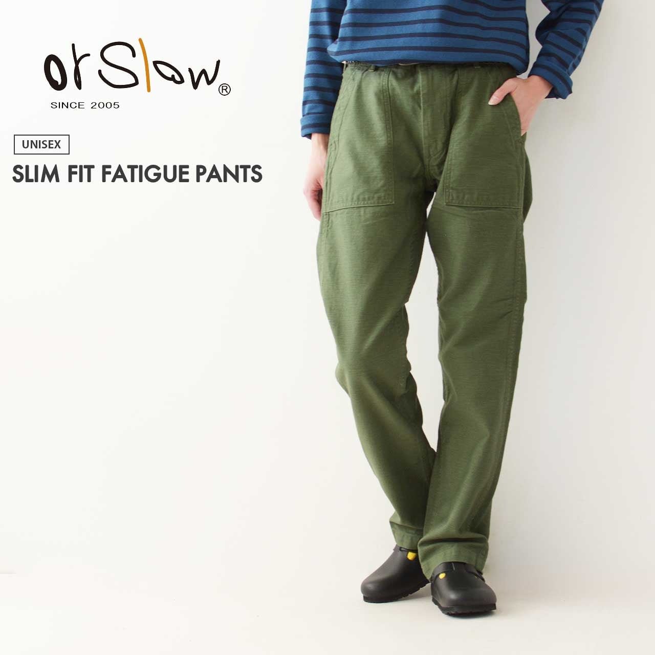 orslow[オアスロウ] SLIM FIT FATIGUE PANTS [01-5032-16] スリムフィットファティーグパンツ [2025AW]