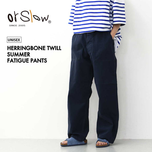 orslow[オアスロウ] HERRINGBONE TWILL SUMMER FATIGUE PANTS [01-5103-02] ヘリンボーンツイルサマーファティーグパンツ[2025SS]