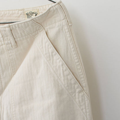 orslow[オアスロウ] HERRINGBONE SUMMER FATIGUE PANTS -ECRU-[01-5103-H66] ヘリンボーン サマー ファティーグパンツ [2025SS]