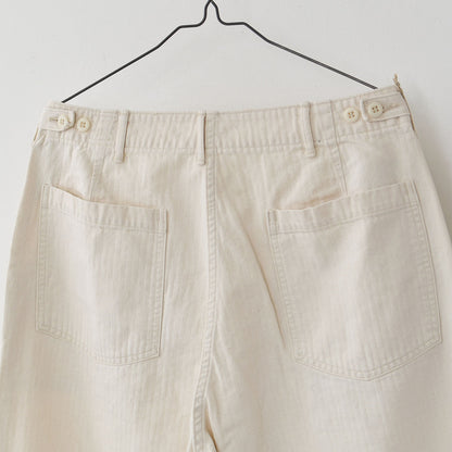 orslow[オアスロウ] HERRINGBONE SUMMER FATIGUE PANTS -ECRU-[01-5103-H66] ヘリンボーン サマー ファティーグパンツ [2025SS]